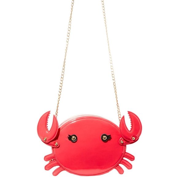Betsey Johnson KITSCH PINCH ME CRAB CROSSBODY - Picture 7 of 9